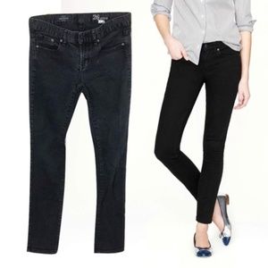 J. Crew black toothpick skinny jeans
